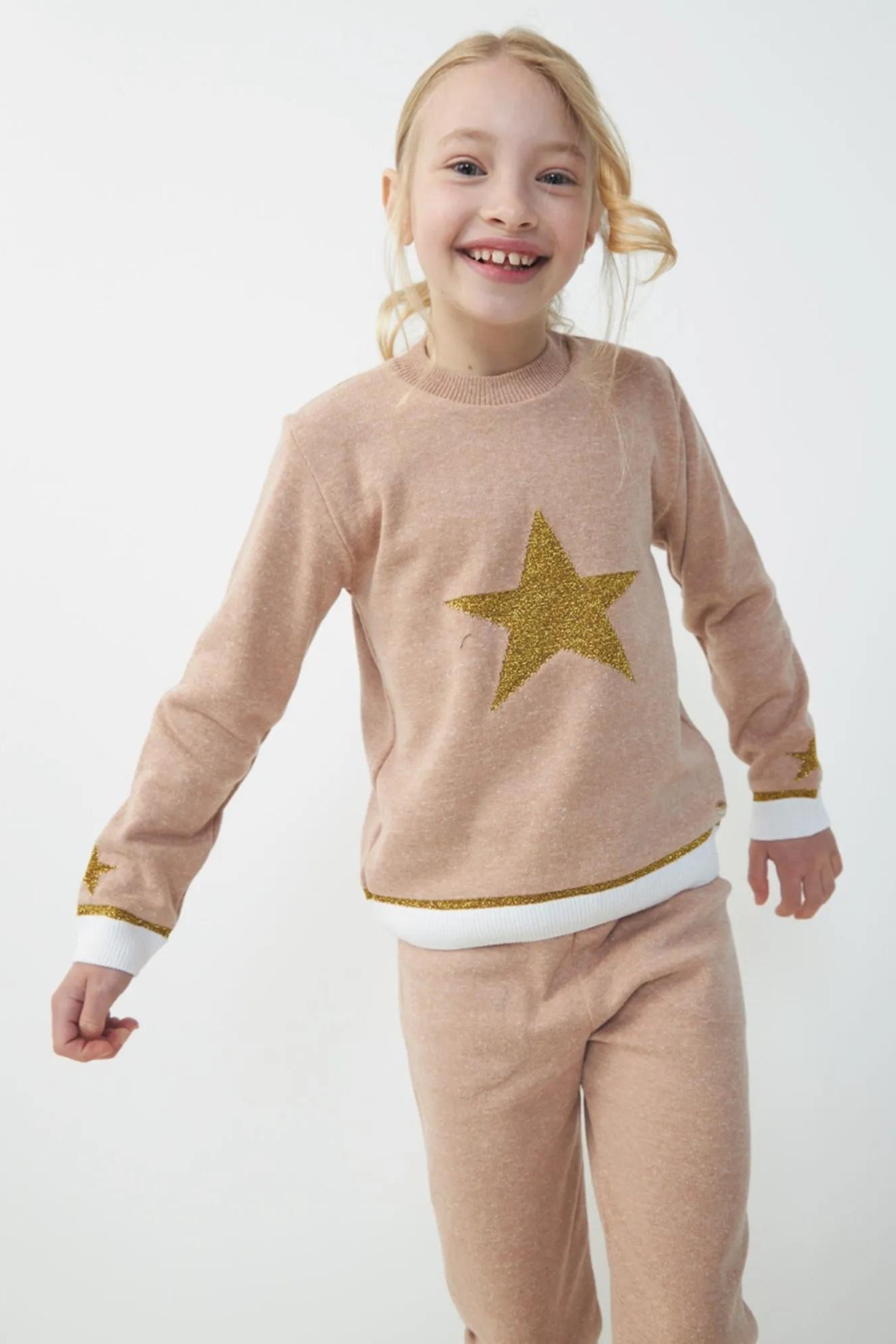Malha Infantil em Tricot Estrela Dourada - Bebelândia