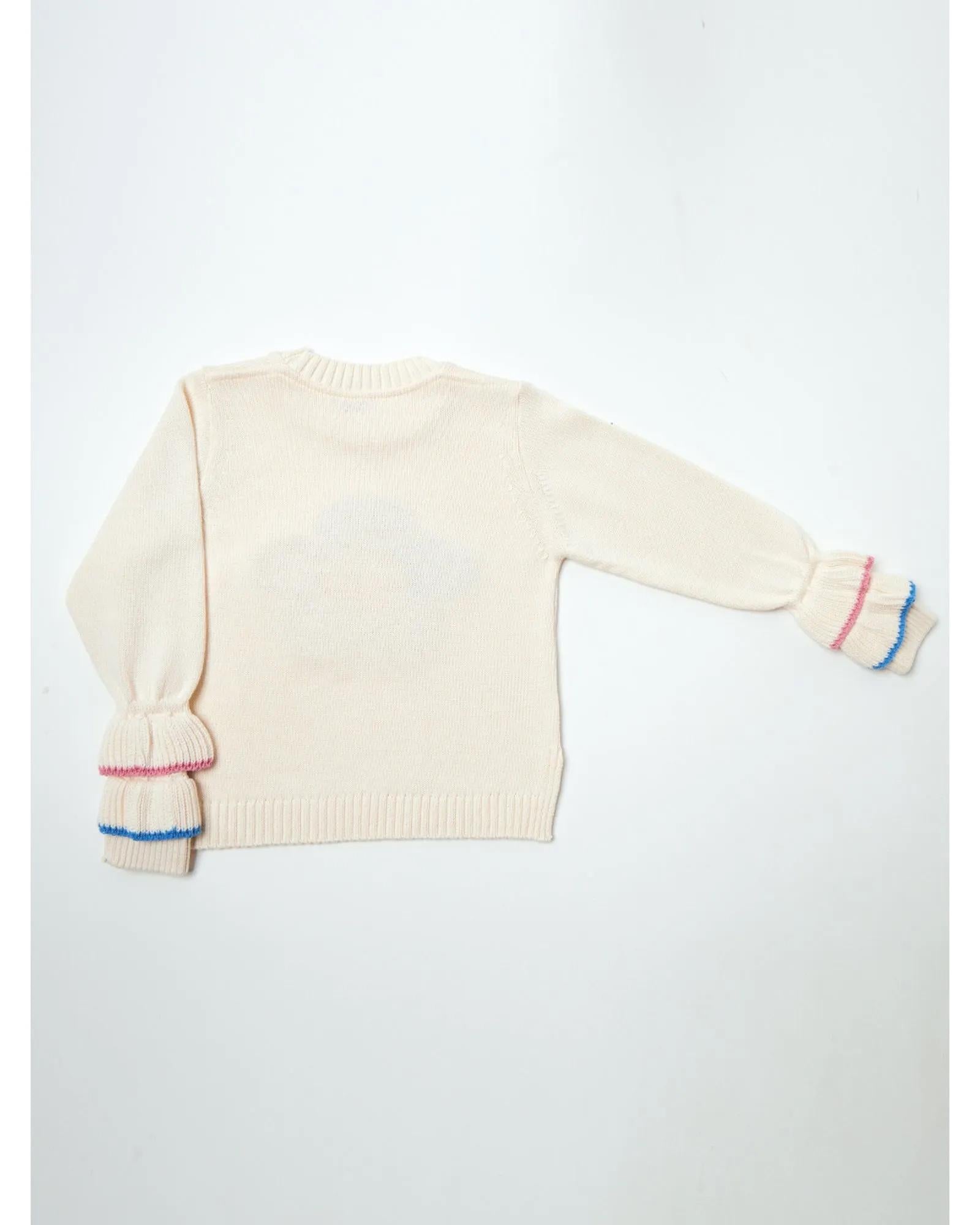 Tricô Infantil Flor